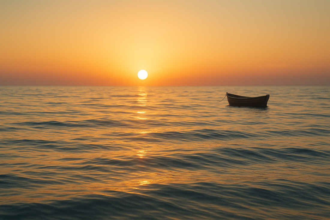 Calm sunrise seascape symbolizing emotional balance and recovery in DBT for mood disorders