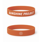 Sunshine Project Wristband — mental wellness apparel from The Sunshine Project