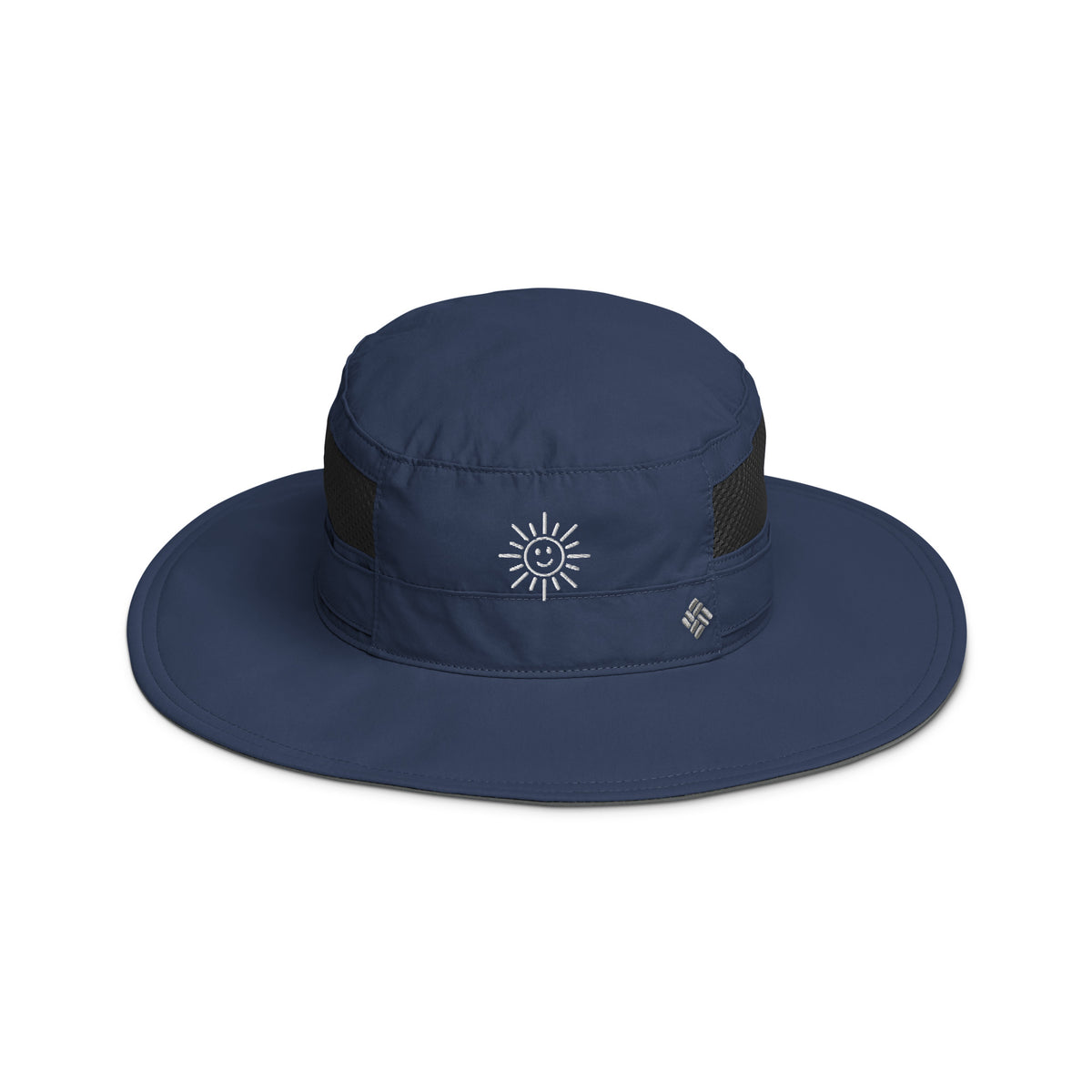 The Sunshine Booney Hat, collegiate navy booney hat, front view