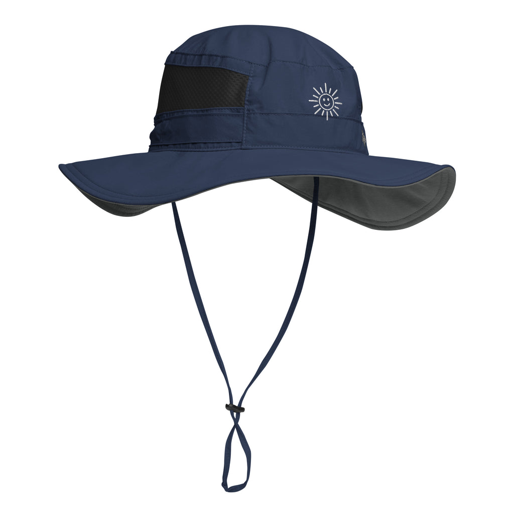 The Sunshine Booney Hat, collegiate navy booney hat, front view