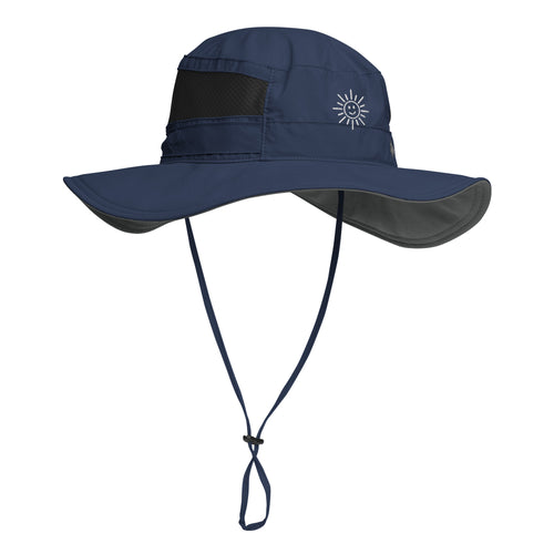 The Sunshine Booney Hat, collegiate navy booney hat, front view