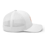 The Sunshine Project mesh-back trucker hat in white, right side view