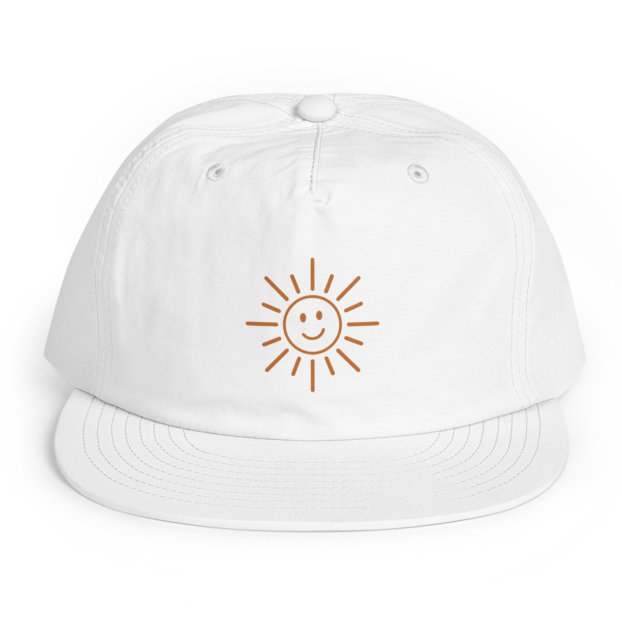 The Sunshine Surf Cap in white – front view