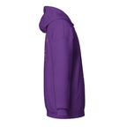 Sunshine Project You Are Not Alone zip-up hoodie in purple – right view