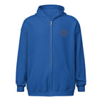 Sunshine Project You Are Not Alone zip-up hoodie in royal – front view