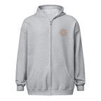 Sunshine Project You Are Not Alone zip-up hoodie in sport grey – front view