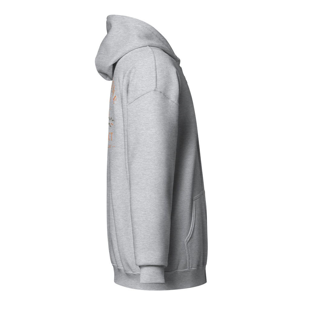 Sunshine Project You Are Not Alone zip-up hoodie in sport grey – right view