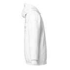 Sunshine Project You Are Not Alone zip-up hoodie in white – right view