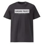 Sunshine Project Brighter Days Ahead organic cotton t-shirt in anthracite — front view