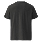 Sunshine Project Brighter Days Ahead mental health tee in dark heather grey — back view