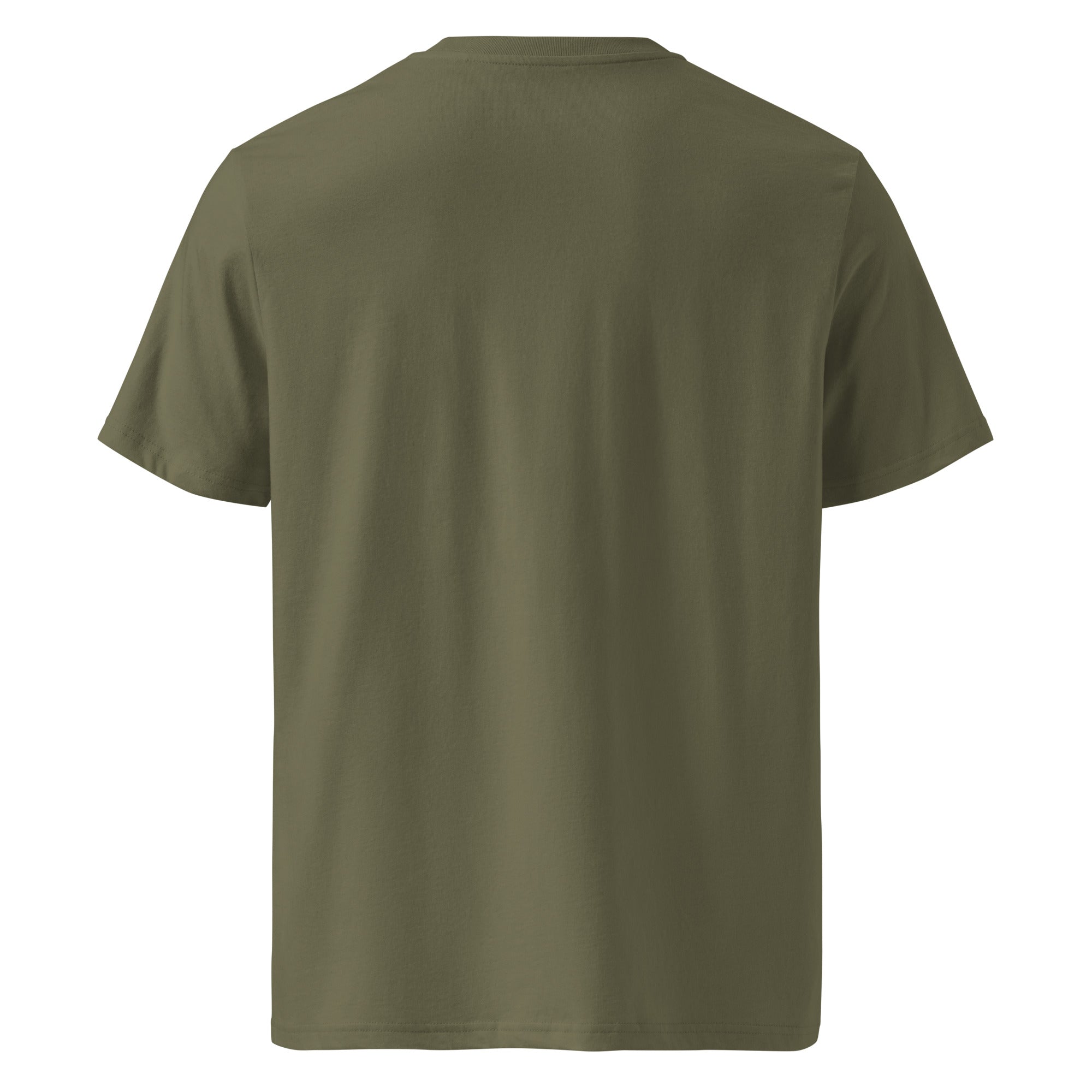 Sunshine Project Brighter Days Ahead mental health tee in khaki — back view
