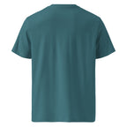 Sunshine Project Brighter Days Ahead mental health tee in stargazer blue — back view