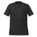 The Sunshine Project It's Okay to Not Be Okay tee in dark grey heather, front view