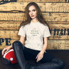 The Sunshine Project It's Okay to Not Be Okay tee in vintage white, front view
