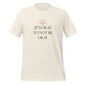 The Sunshine Project It's Okay to Not Be Okay tee in vintage white, front view