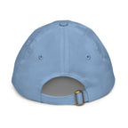 The Sunshine Project youth baseball cap in Blue, back view