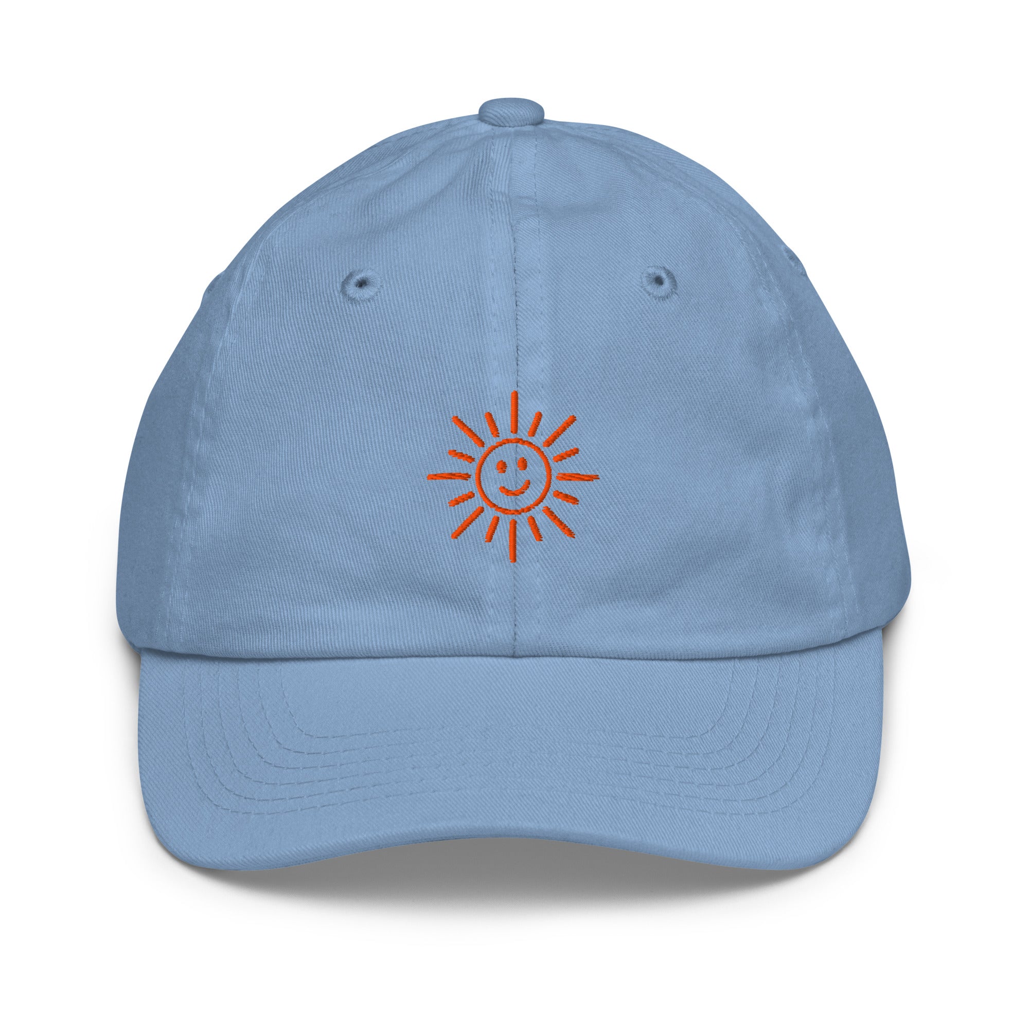The Sunshine Project youth baseball cap in Blue, front view