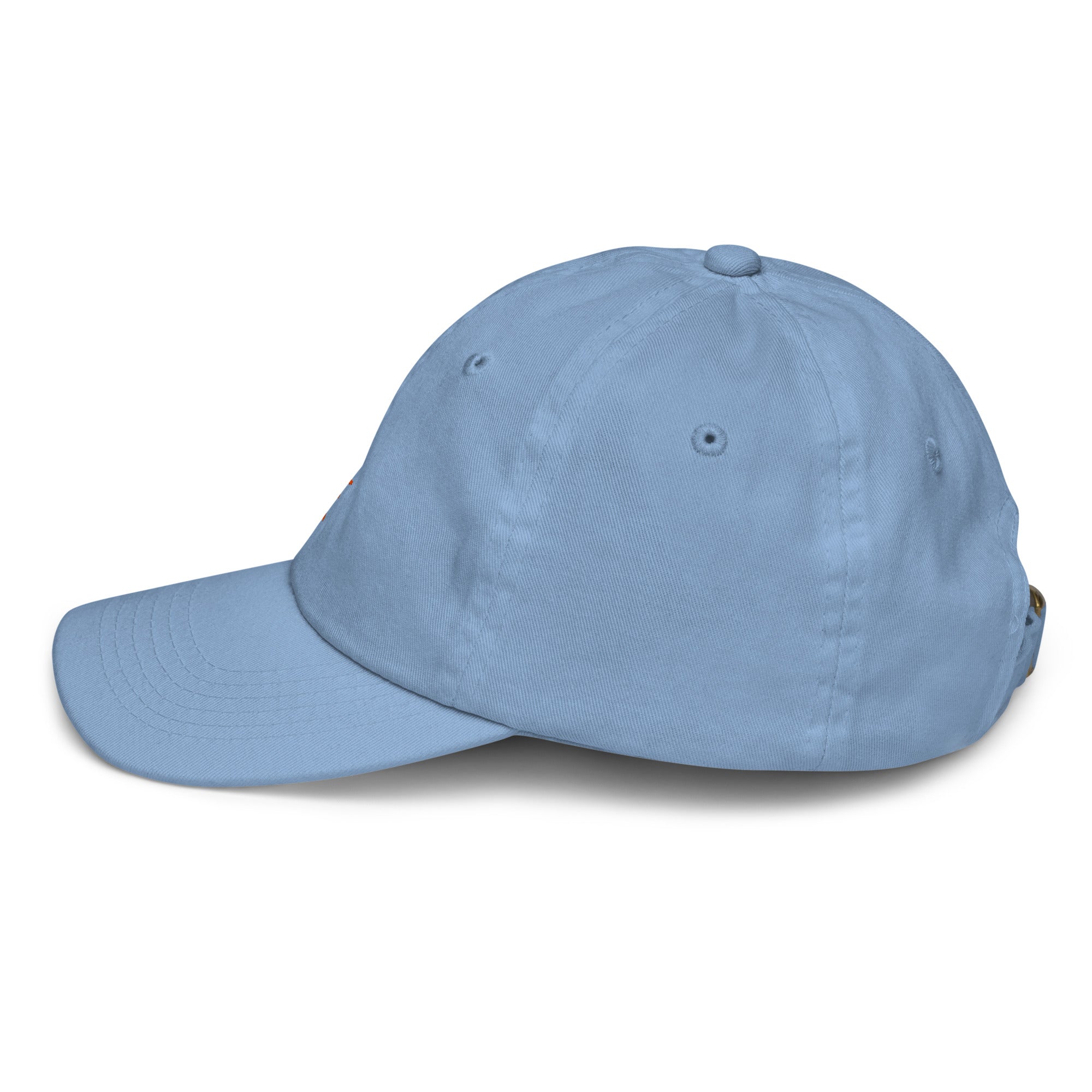 The Sunshine Project youth baseball cap in Blue, left side view