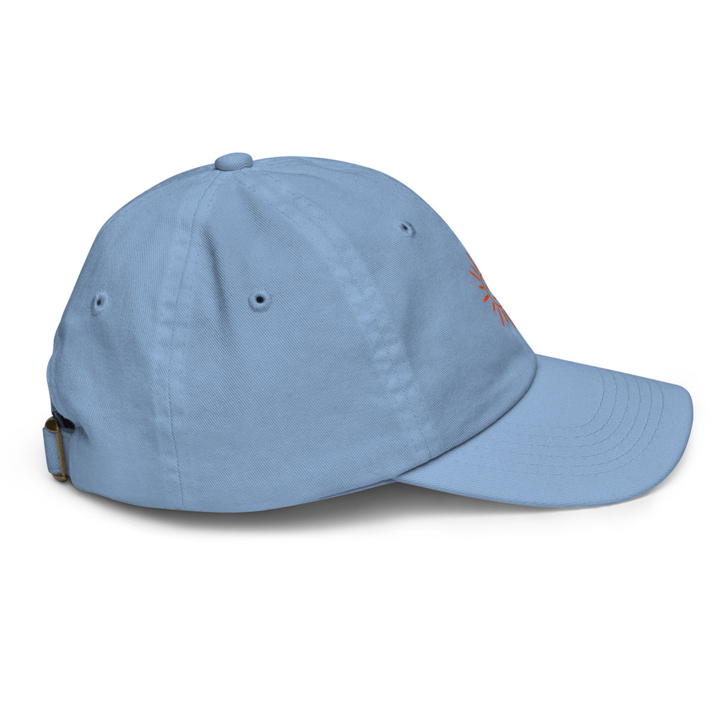 The Sunshine Project youth baseball cap in Blue, right side view