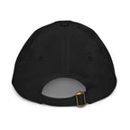 The Sunshine Project youth baseball cap in Black, back view