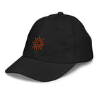 The Sunshine Project youth baseball cap in Black, front-left view