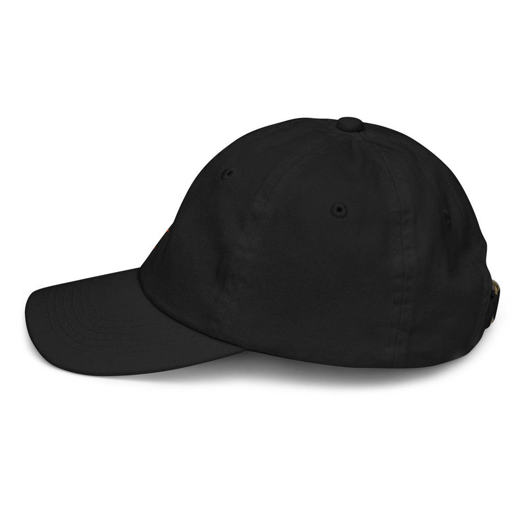 The Sunshine Project youth baseball cap in Black, left side view