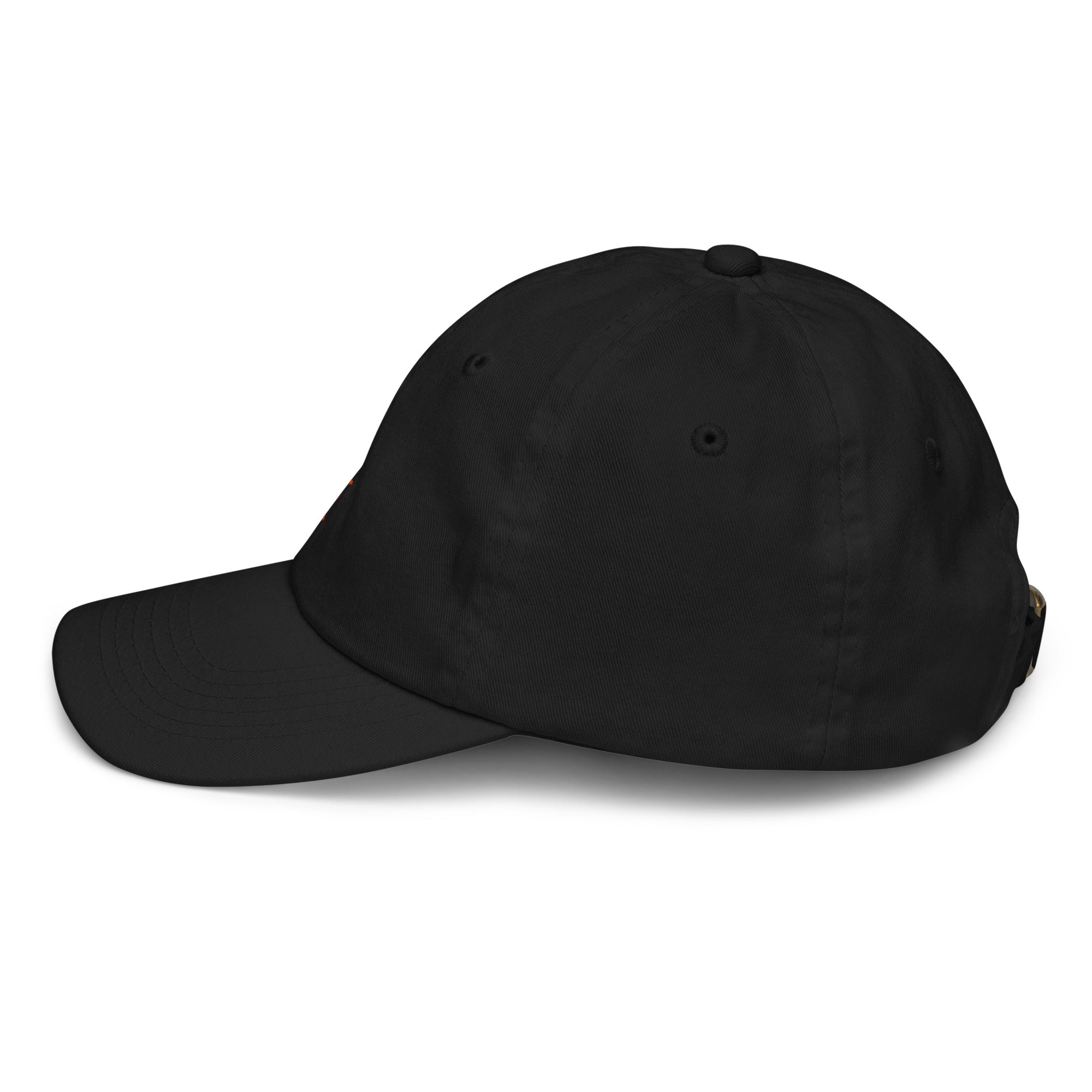 The Sunshine Project youth baseball cap in Black, left side view