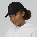 The Sunshine Project youth baseball cap in Black, left side view