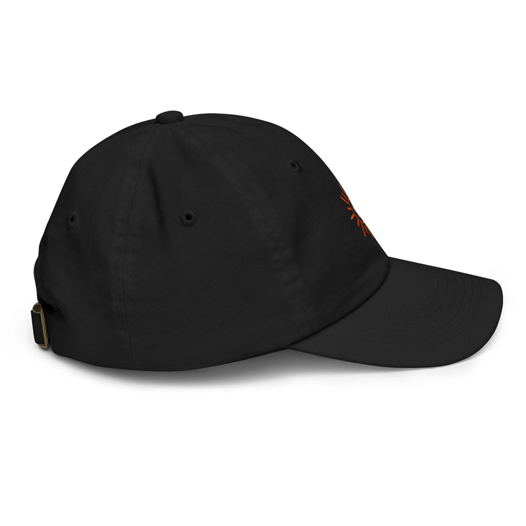 The Sunshine Project youth baseball cap in Black, right side view