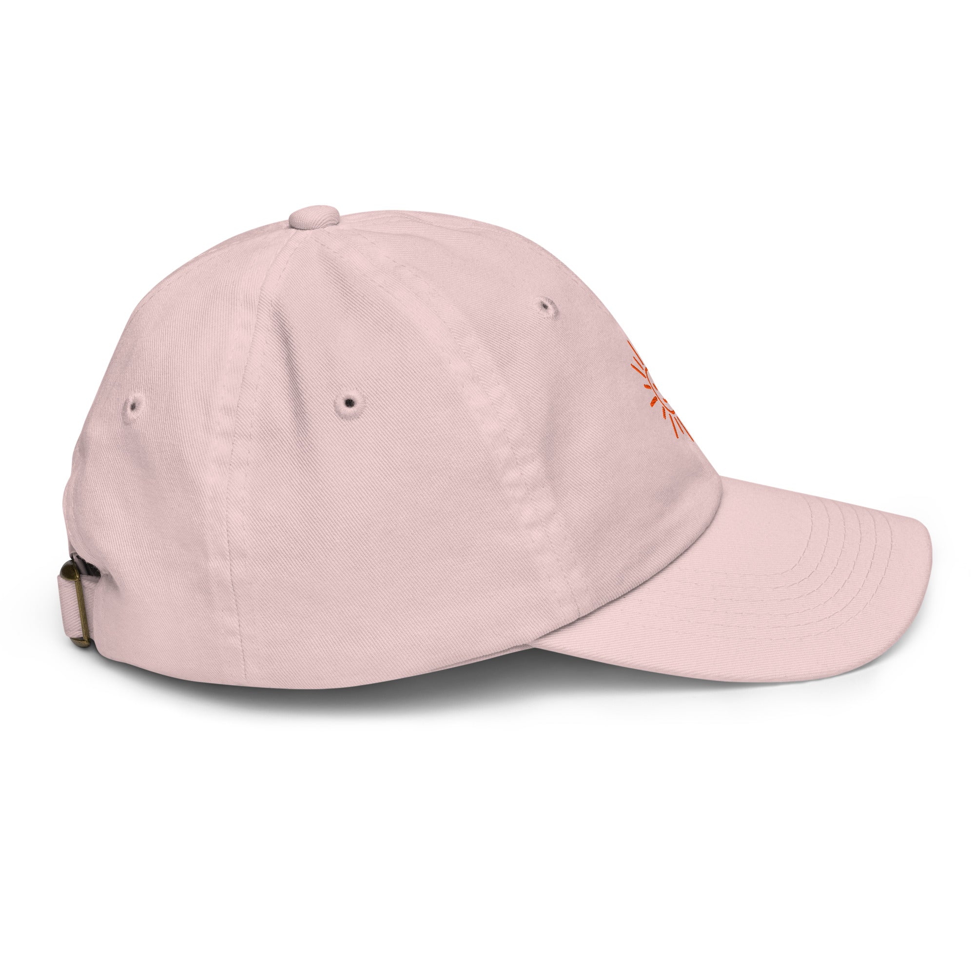 The Sunshine Project youth baseball cap in Pink, right side view
