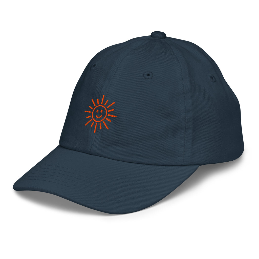 The Sunshine Project youth baseball cap in Navy, front-left view