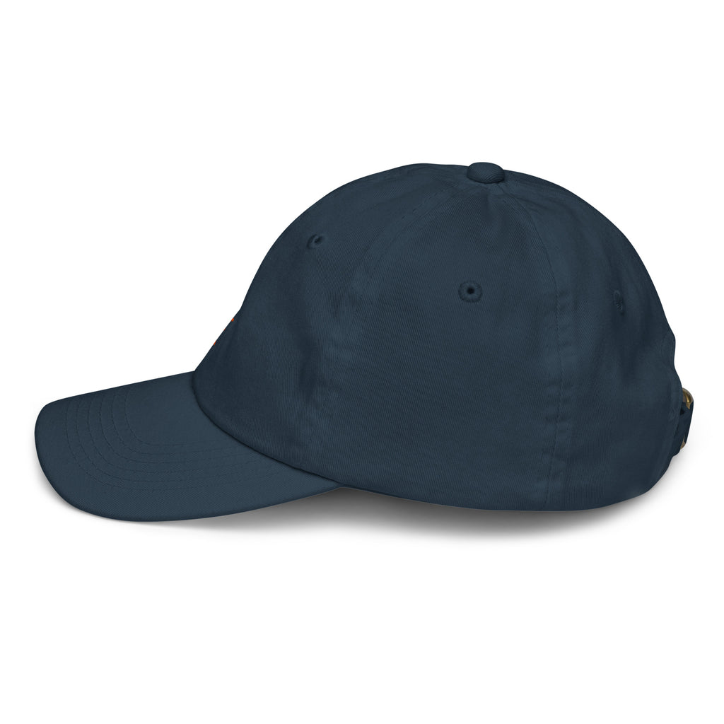 The Sunshine Project youth baseball cap in Navy, left side view