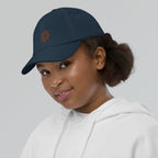 The Sunshine Project youth baseball cap in Navy, left side view
