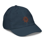 The Sunshine Project youth baseball cap in Navy, front-right view